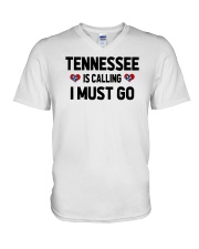 Tennessee Is Calling V-Neck T-Shirt tile