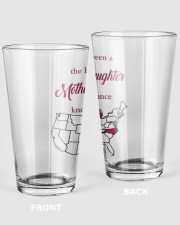 THE LOVE MOTHER DAUGHTER MICHIGAN NORTH CAROLINA Pint Glass tile