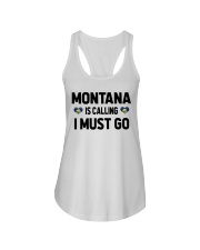 Montana Is Calling Ladies Flowy Tank tile