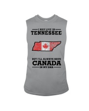 LIVE IN TENNESSEE CANADA IN MY DNA Sleeveless Tee tile