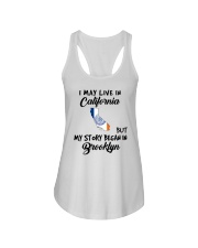Began In Brooklyn - Live In California Ladies Flowy Tank tile