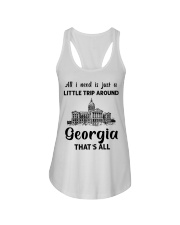 A Little Trip Around Georgia Ladies Flowy Tank tile