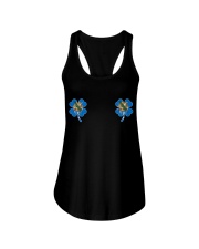 Oklahoma Flag - Four Leaf Clover Ladies Flowy Tank tile