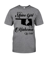 MAINE GIRL IN OKLAHOMA Classic T-Shirt tile