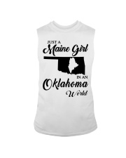 MAINE GIRL IN OKLAHOMA Sleeveless Tee tile