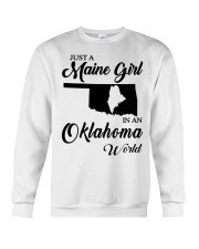 MAINE GIRL IN OKLAHOMA Crewneck Sweatshirt tile