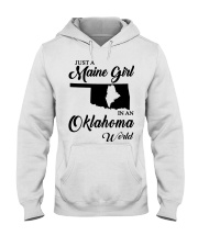MAINE GIRL IN OKLAHOMA Hooded Sweatshirt tile