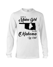 MAINE GIRL IN OKLAHOMA Long Sleeve Tee tile