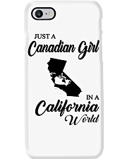 CANADIAN GIRL IN CALIFORNIA Phone Case tile