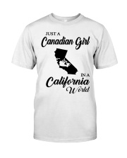 CANADIAN GIRL IN CALIFORNIA Classic T-Shirt tile