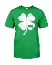 South Dakota Map - Four Leaf Clover Classic T-Shirt front