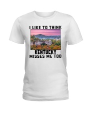Kentucky Misses Me Too Ladies T-Shirt tile