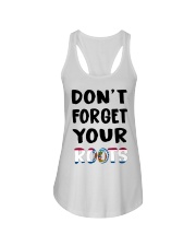 Missouri Flag Don't Forget Your Roots Ladies Flowy Tank tile