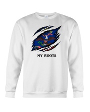 Flag North Dakota My Roots Crewneck Sweatshirt tile