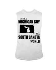 MICHIGAN GUY IN SOUTH DAKOTA Sleeveless Tee tile