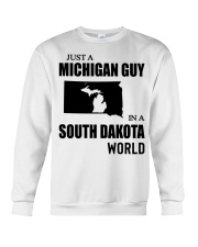 MICHIGAN GUY IN SOUTH DAKOTA Crewneck Sweatshirt tile