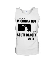MICHIGAN GUY IN SOUTH DAKOTA Unisex Tank tile