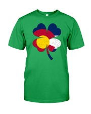 Flag Colorado Four Leaf Clover Classic T-Shirt front
