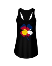 Flag Colorado Four Leaf Clover Ladies Flowy Tank tile