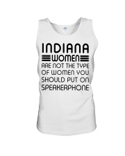 Should put on speakerphone not Indiana women Unisex Tank tile