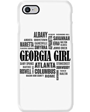 Georgia girl cities Phone Case tile
