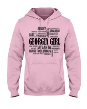 Georgia girl cities Hooded Sweatshirt front