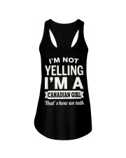 I'M A CANADIAN GIRL Ladies Flowy Tank tile
