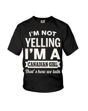 I'M A CANADIAN GIRL Youth T-Shirt tile