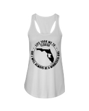 LIFE TOOK ME TO FLORIDA BE A MINNESOTA GIRL Ladies Flowy Tank tile