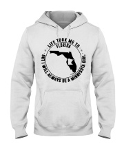 LIFE TOOK ME TO FLORIDA BE A MINNESOTA GIRL Hooded Sweatshirt tile