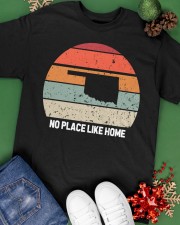 Oklahoma No Place Like Home Classic T-Shirt apparel-classic-tshirt-lifestyle-back-69
