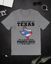 LIVE IN TEXAS PUERTO RICO IN MY DNA Classic T-Shirt lifestyle-mens-crewneck-front-16