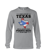 LIVE IN TEXAS PUERTO RICO IN MY DNA Long Sleeve Tee tile