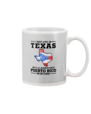 LIVE IN TEXAS PUERTO RICO IN MY DNA Mug tile