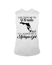 LIFE TOOK TO FLORIDA BE A MICHIGAN GIRL Sleeveless Tee tile