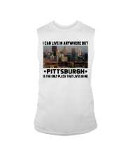 Pittsburgh Only Place Lives In Me Sleeveless Tee tile