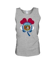 Flag Missouri Four Leaf Clover Unisex Tank tile