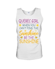 Quebec Girl- Be The Sunshine Unisex Tank tile