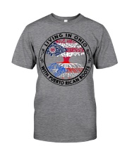 LIVING IN OHIO WITH PUERTO RICAN ROOTS Classic T-Shirt front