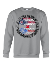 LIVING IN OHIO WITH PUERTO RICAN ROOTS Crewneck Sweatshirt tile