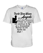 PUERTO RICAN ANGEL V-Neck T-Shirt tile