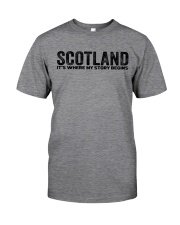 Scotland - My Story Begins Classic T-Shirt front