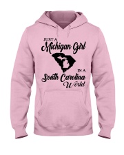 MICHIGAN GIRL IN SOUTH CAROLINA Hooded Sweatshirt front