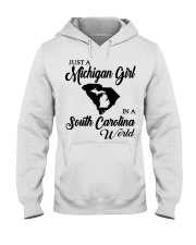 MICHIGAN GIRL IN SOUTH CAROLINA Hooded Sweatshirt tile