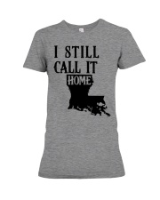 Louisiana i still call it home Premium Fit Ladies Tee tile
