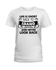 Back To Idaho Ladies T-Shirt tile