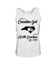 CANADIAN GIRL IN NORTH CAROLINA Unisex Tank tile