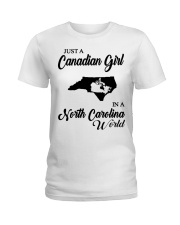 CANADIAN GIRL IN NORTH CAROLINA Ladies T-Shirt tile