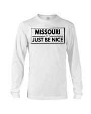 Missouri Just Be Nice Long Sleeve Tee tile