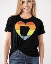 Arkansas - Heart Vintage Classic T-Shirt apparel-classic-tshirt-lifestyle-front-101
